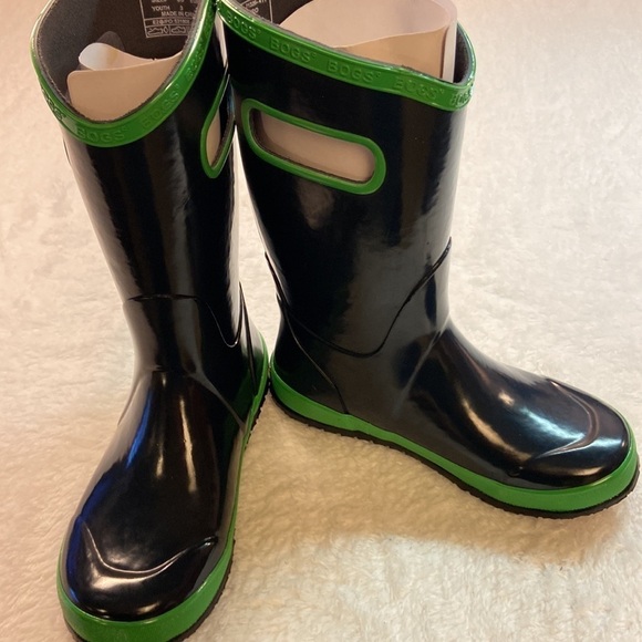 Bogs “Krainboots Solid” Youth Pull-on Rainboots Waterproof NEW - Picture 11 of 11